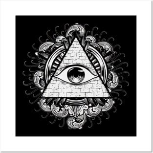 The Da Vinci Code - All Seeing Eye - Illumination Posters and Art